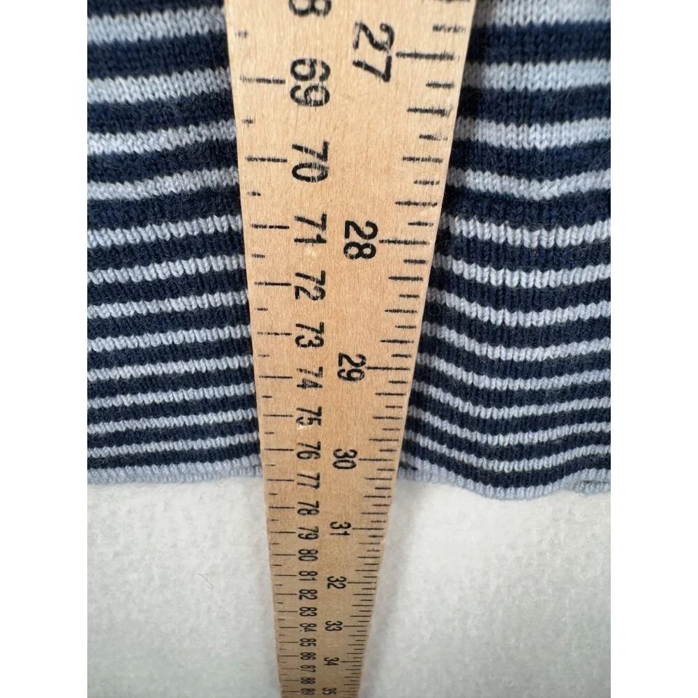 Banana Republic mens striped extra fine merino wool sweater‎ stiped navy sz XXL
